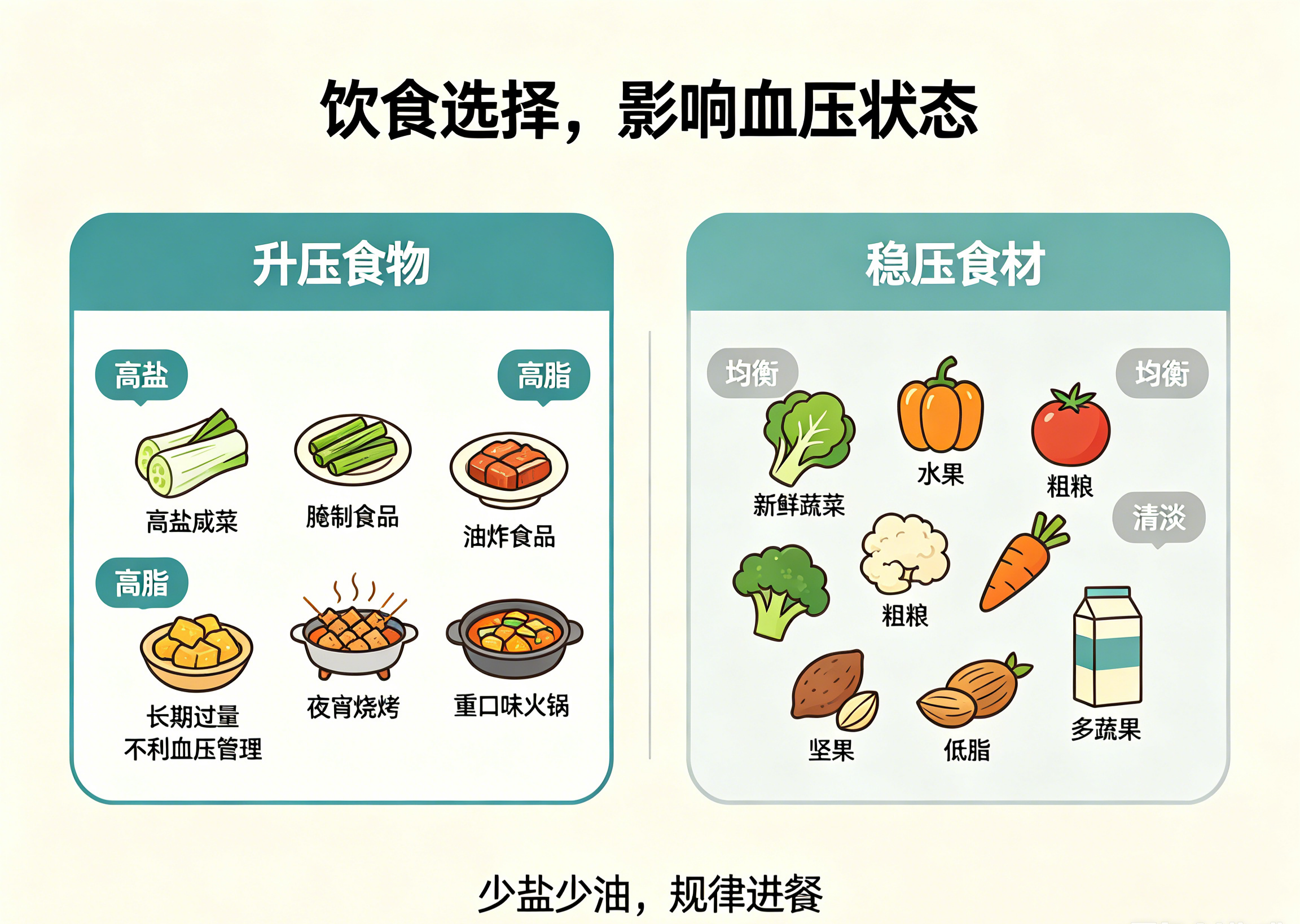 血压忽高忽低总不稳？问题大概率出在一日三餐！