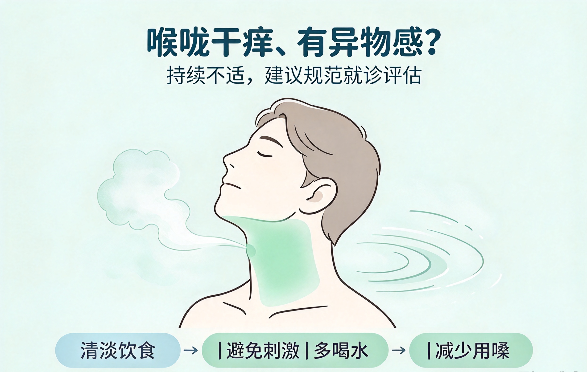 嗓子总觉得有异物,咳不出咽不下怎么办?